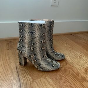 Chinese Laundry Snake Skin Boots